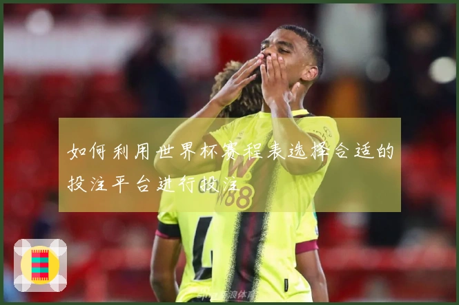 如何利用世界杯赛程表选择合适的投注平台进行投注