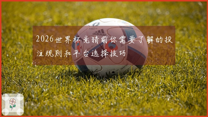2026世界杯竞猜前你需要了解的投注规则和平台选择技巧